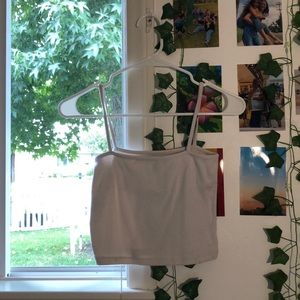 basic white brandy tank 🤍